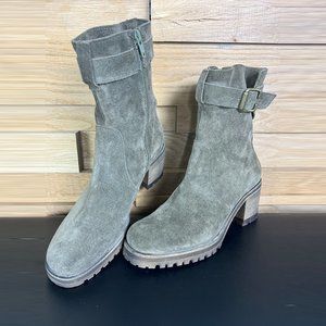 Suede Short Boots (NEVER WORN)